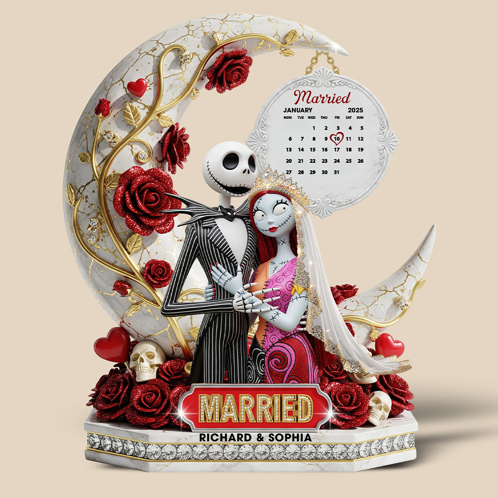 Married Couple Acrylic Plaque - Personalized Gifts For Couple 04OHQN250625-Homacus