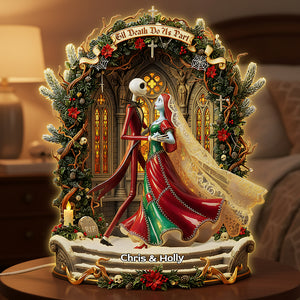 Gothic Dancing Couple Acrylic Light Box, Personalized Gifts For Couple 03pata031125-Homacus