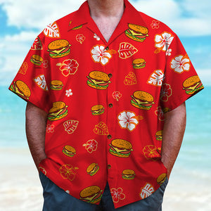 Burger Dad Hawaiian Shirt - Personalized Gifts For Father 06toqn120225hg-Homacus