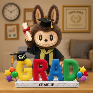 Graduation Doll Acrylic Plaque - Personalized Gifts For Graduate 02napu190625-Homacus