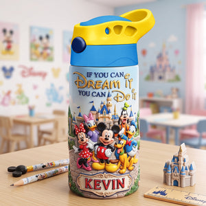 Happy Friends 12oz Colorful Kid Tumbler Personalized Gifts For Kids 03TYTA270726-Homacus