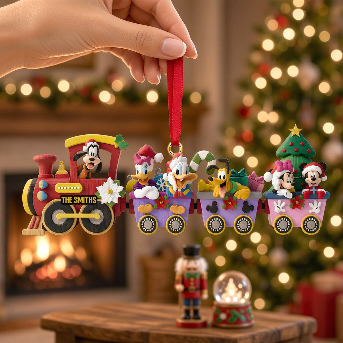 Christmas Lovely Train Adventure Ornament - Personalized Christmas Gifts 07ohtn271026-Homacus