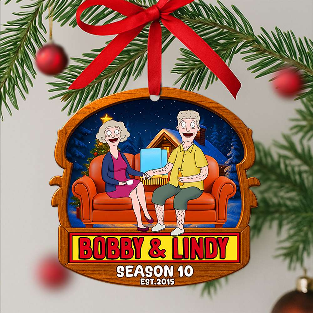 Griddle Love Couple Christmas Ornament - Personalized Anniversary Gifts For Couple 06OHLU130825PA-Homacus