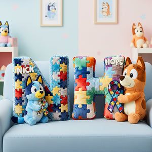 Autism Awareness Custom Shaped Pillow - Personalized Gifts 01ohta101225-Homacus