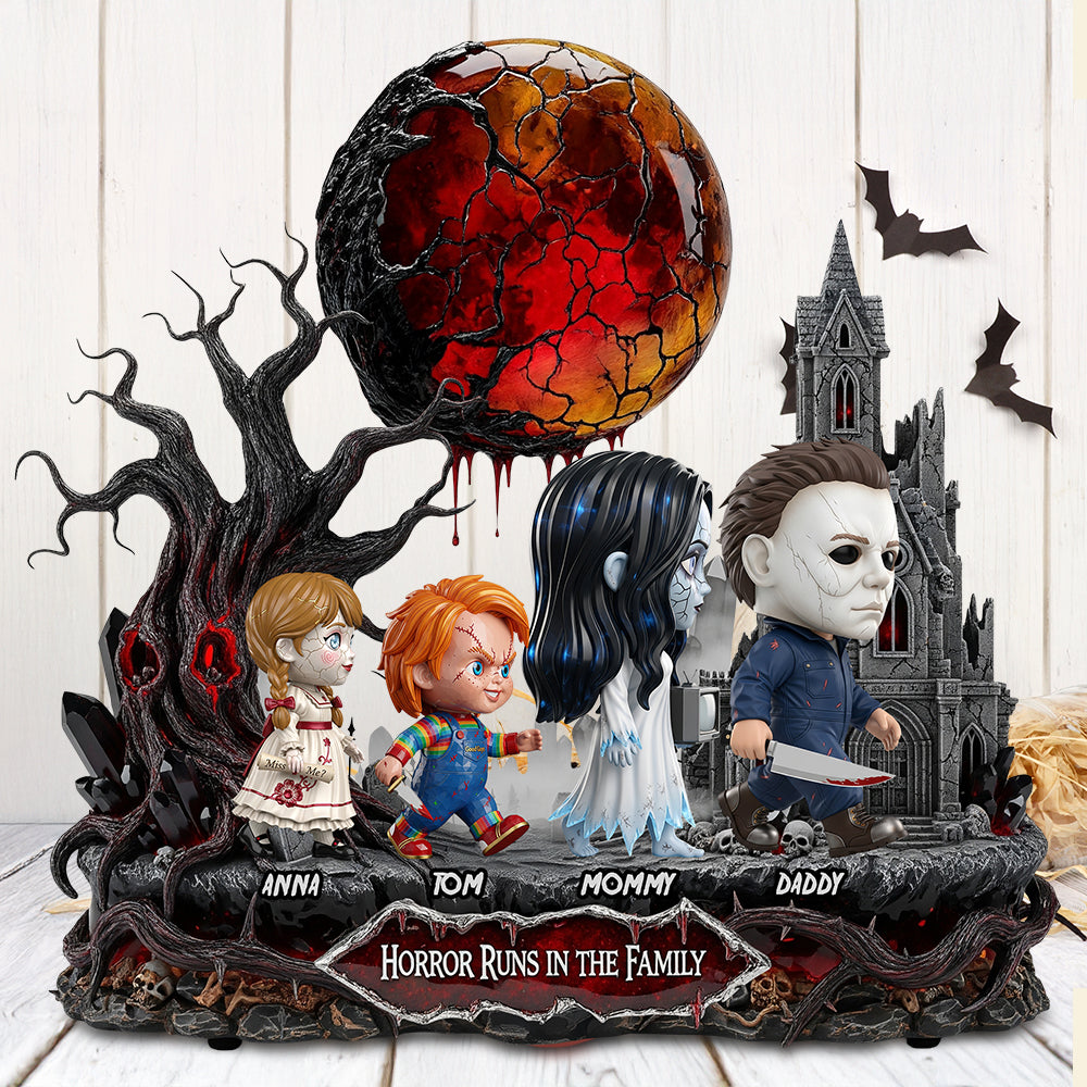 Horror Slay Family Acrylic Plaque Personalized Gifts For Family 02OHDT130625-Homacus