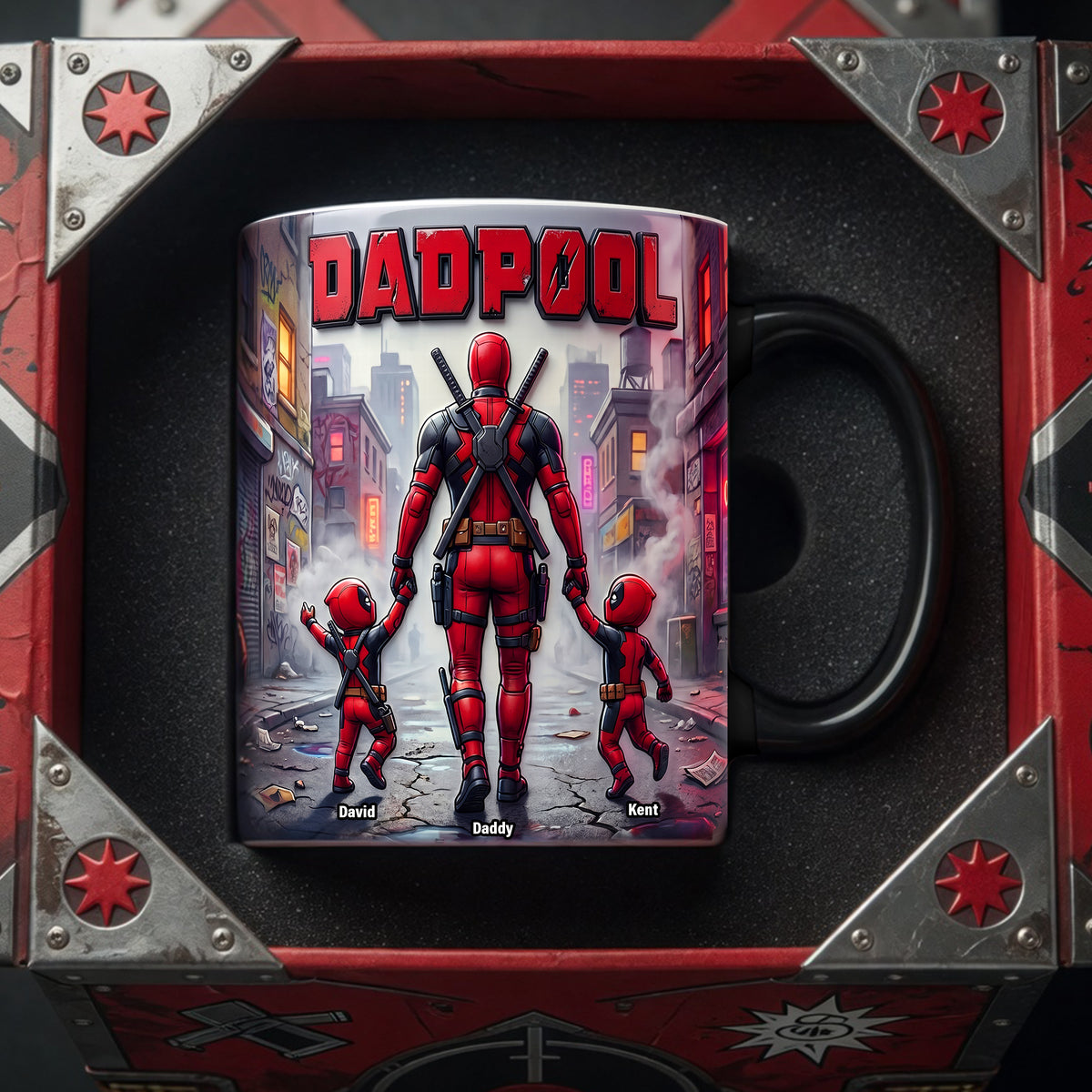 Masked Hero Dad Magic Coffee Mug - Personalized Gifts For Dads 04NAQN040526-Homacus