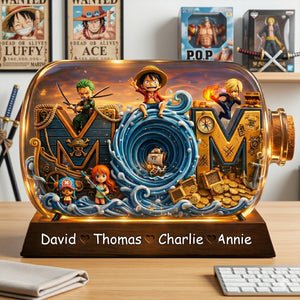 Family Adventure Crew Acrylic Plaque - Personalized Gifts For Mom 05TOLU090426-Homacus