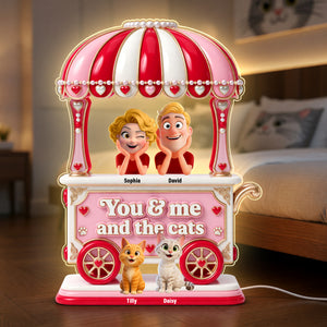 Couple Sweet Little Pet Gang Light Box - Personalized Gifts For Couple 06toqn220626