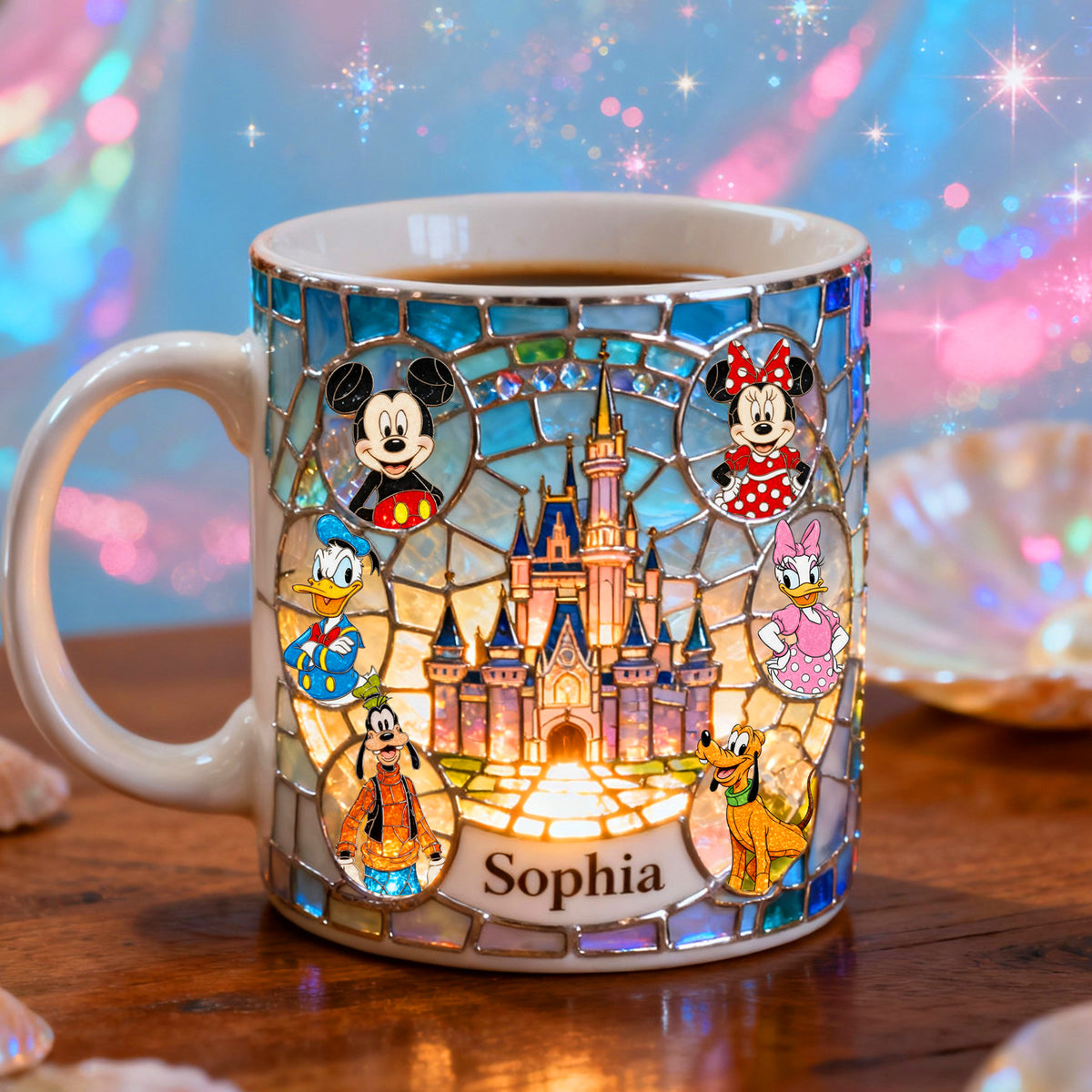 Personalized Enchanted Castle Coffee Mug 01HYTN070126-Homacus