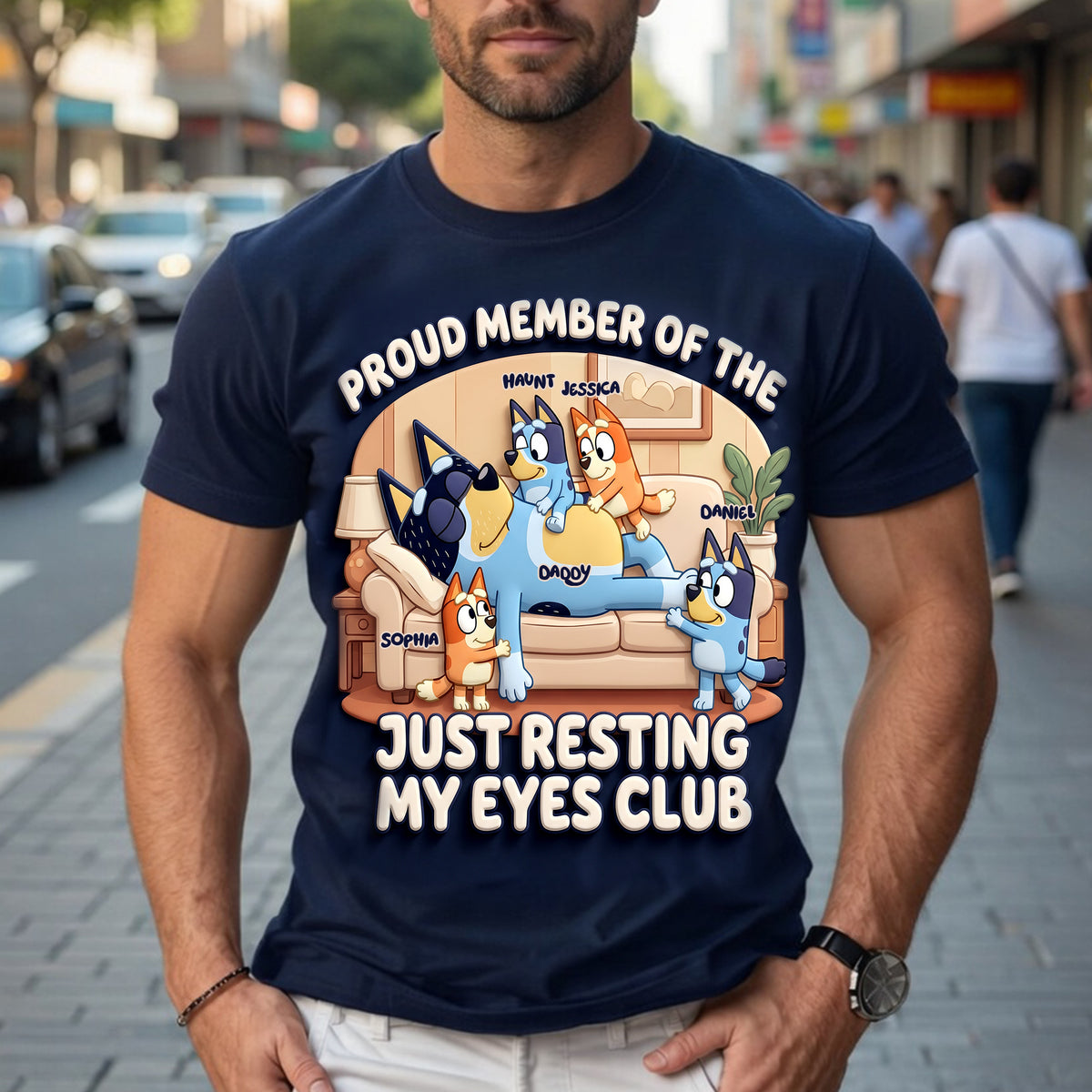 Funny Dad Life Shirt - Personalized Gift For Dad 02NALU300426-Homacus