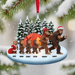 Sasquatch Family Christmas Ornament Personalized Gifts For Family 02natn291025-Homacus