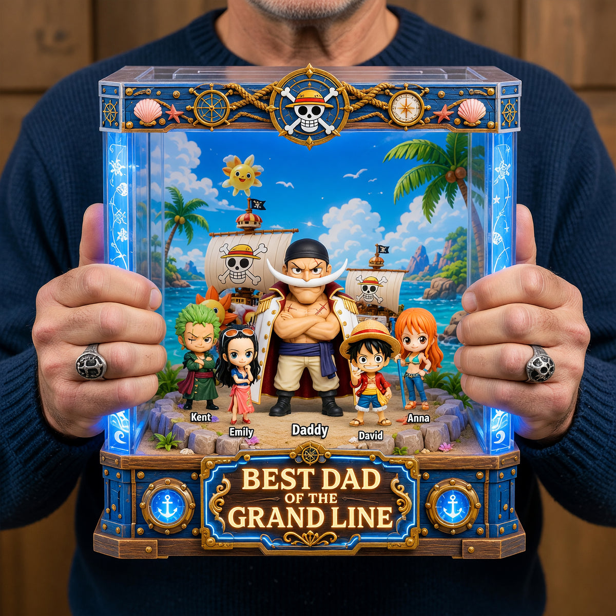 Dad’s Adventure Crew Acrylic Plaque - Personalized Gift For Dads 05TOQN180526-Homacus