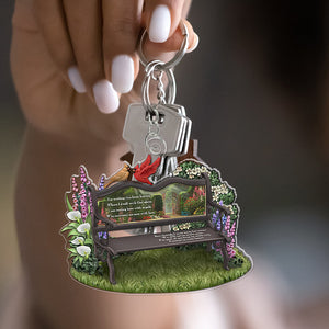 Gifts For Memorial Keychain Forever In Your Heart 05ohqn140125-Homacus