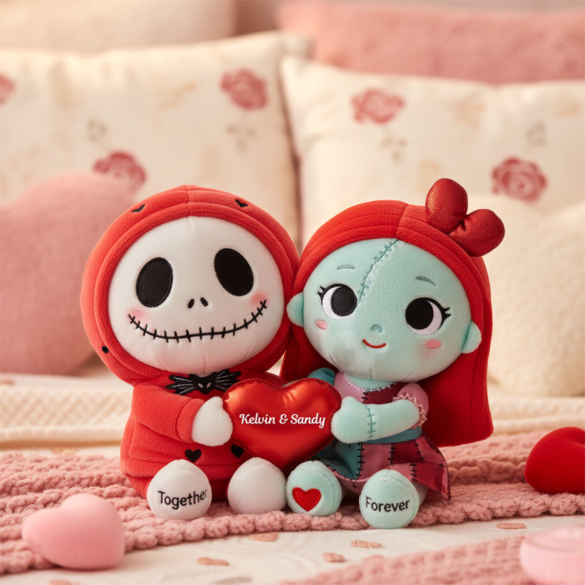 Romantic Couple Pillow - Personalized Gifts For Couple 03pgmg241125