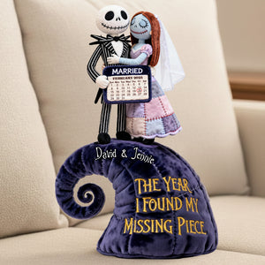 Spooky Married Couple Pillow - Personalized Gift For Couples 05OHLU101225-Homacus
