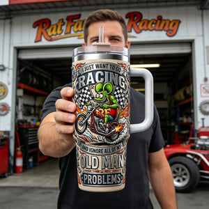 Racing Old Man Tumbler - Personalized Gifts For Racing Lovers 02patn120326-Homacus