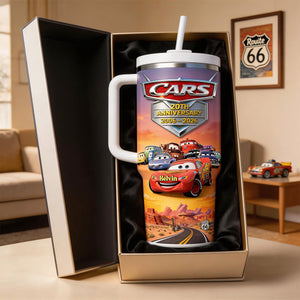 20th Anniversary Handle Tumbler - Personalized Gifts 01NAMG030326-Homacus