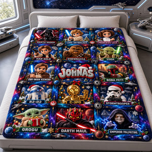 Merry Force-mas Blanket - Personalized Christmas Gifts 02PALU231026-Homacus