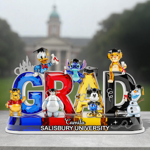 Cartoon Graduation Plaque - Personalized Gifts For Graduates 02ohpu260525-Homacus