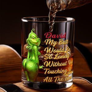 Green Monster Personalized 11oz Round Glass - Personalized Gifts For Drinking Lovers 03nalu181025-Homacus