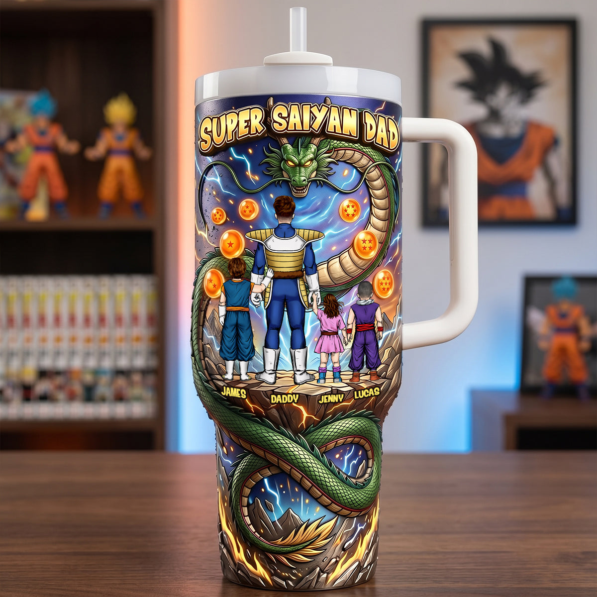 Anime Legendary Dad Tumbler - Personalized Gifts For Dad 05natn300426-Homacus
