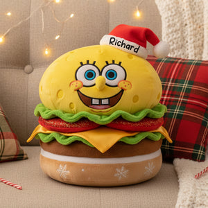 Funny Burger Custom Shape Pillow - Personalized Gifts For Kid 04PAQN101125-Homacus