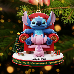 Personalized Gifts For Christmas, Funny Couple Acrylic Ornament 05ohta220925-Homacus