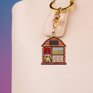 Personalized Gifts For Farmer Keychain Chicken Coop 06XQLU170225HH-Homacus