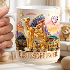 Wild Mama Love Coffee Mug - Personalized Gifts For Mom 01OHQN130426-Homacus