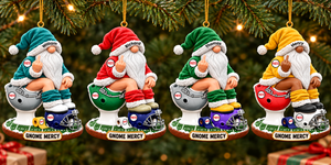Badass Gnome Acrylic Ornament, Personalized Gifts For Sport Lovers 04qhqn201026-Homacus