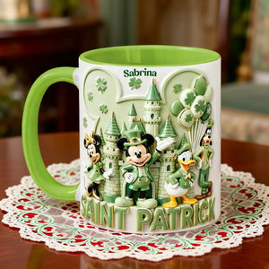 St. Patrick Accent Mug - Personalized Patrick's Day Gifts 03pata070226-Homacus