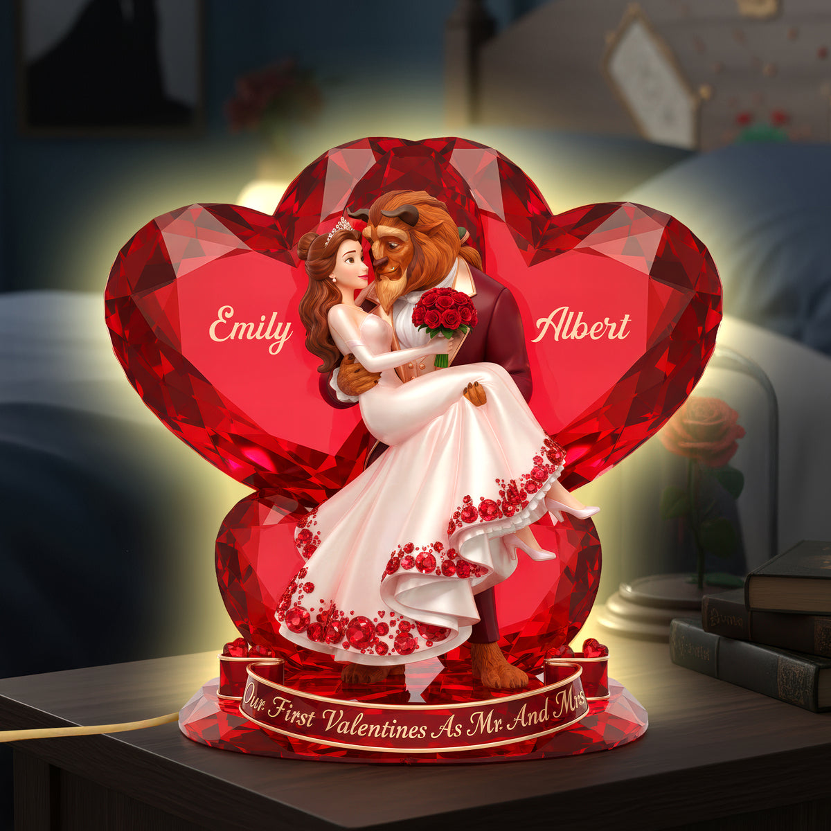 Couple's First Valentine Light Box - Personalized Gift For Couples 04NAQN021225-Homacus