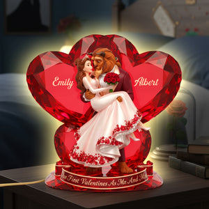 Couple's First Valentine Light Box - Personalized Gift For Couples 04NAQN021225-Homacus