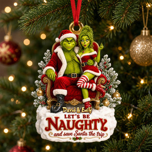 Grumpy Love Christmas Ornament - Personalized Gifts For Couple 07todh300926-Homacus