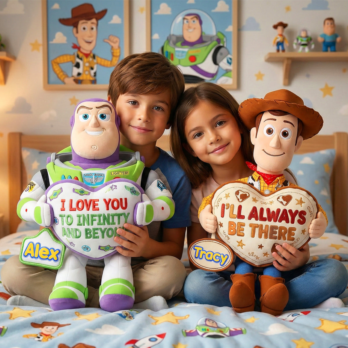 Lovely Characters Custom Shaped Pillow - Personalized Gifts For Couples 02kimg151225-Homacus