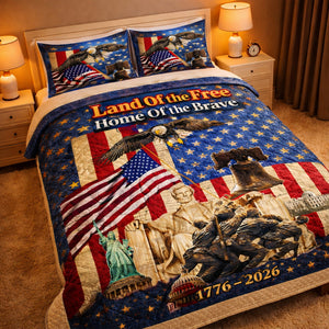 Celebrating America’s 250th Anniversary - Quilt Bedding Set Special Line 06HUQN270126-Homacus