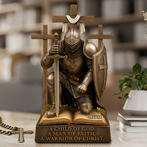 Knight Of Faith Acrylic Plaque – Personalized Christian Christmas Gifts 03HULU130525-Homacus