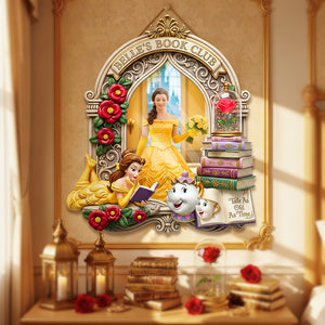 Book Lover Custom Shaped Mirror - Personalized Gifts For Book Lover 02NAMG040825-Homacus