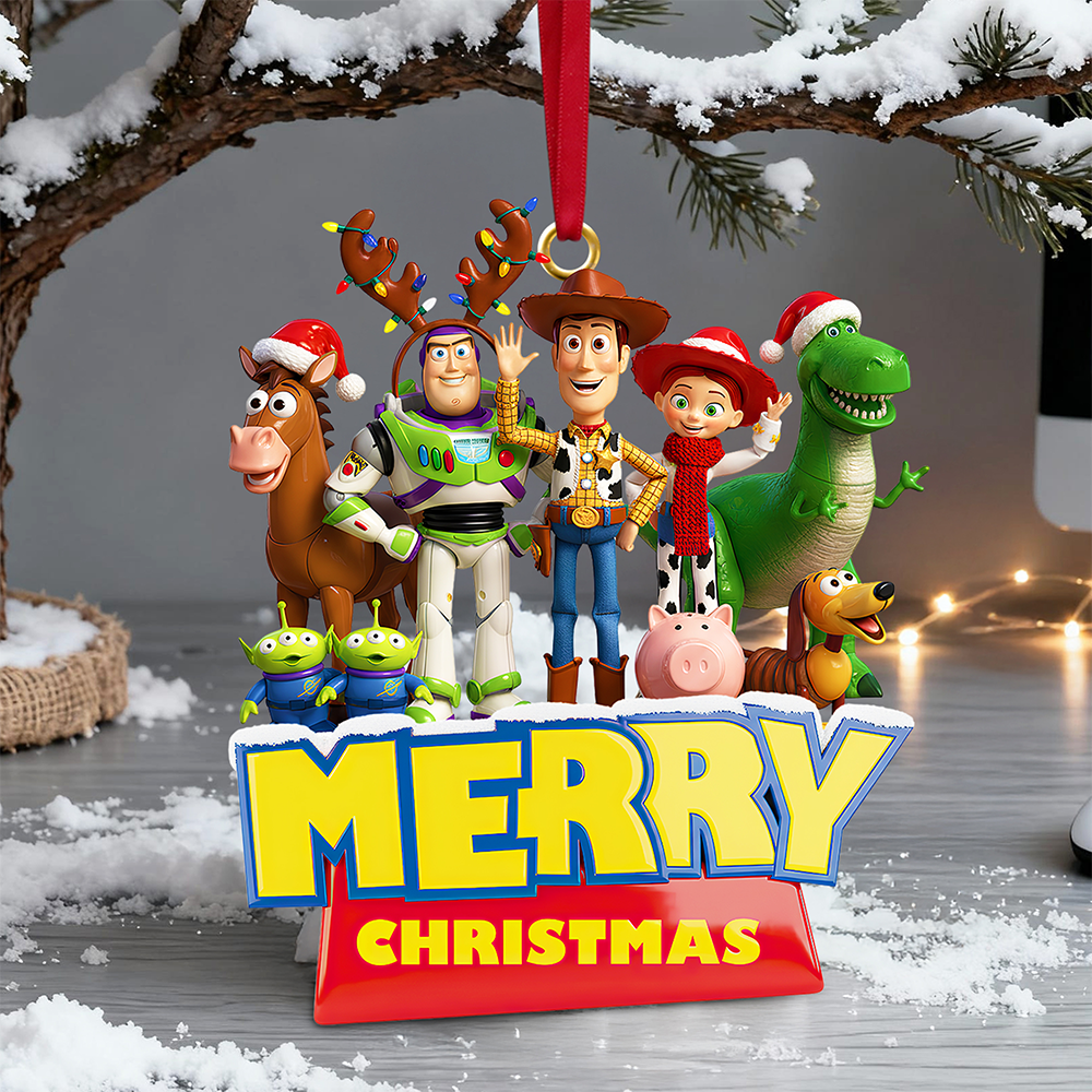 Playful Animated Characters Ornament Personalized Gifts For Christmas 02hudt051125-Homacus