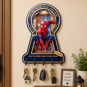 Masked Hero Acrylic Key Hanger - Personalized Gifts For Family 04hadh030826-Homacus
