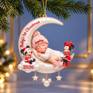 First Christmas Baby Ornament - Personalized Gifts For Newborn Christmas Ornament 04TYQN021026
