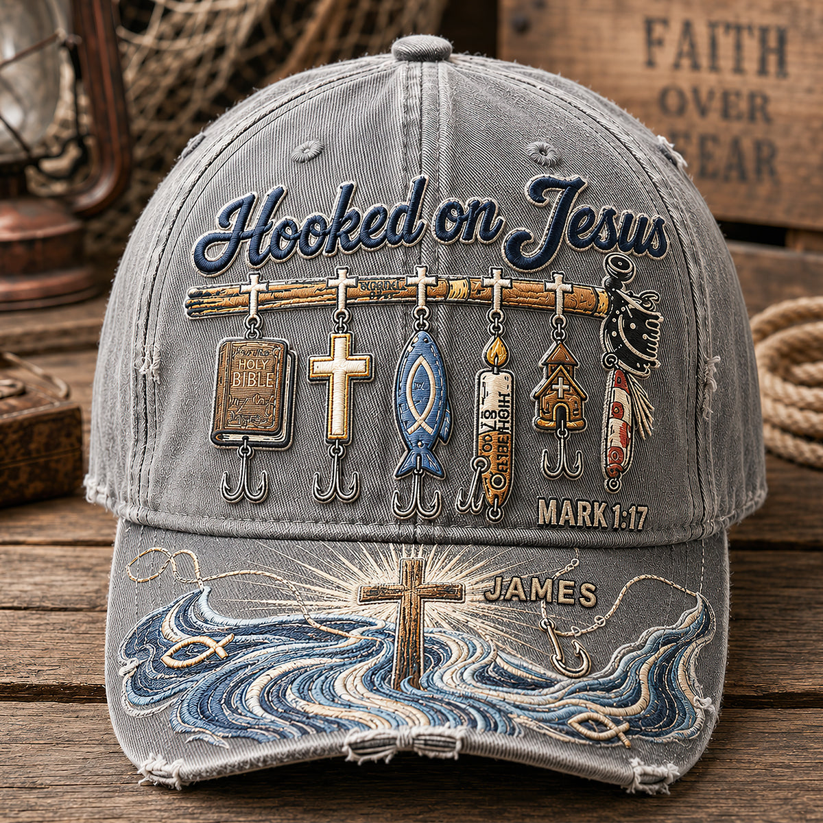 Faith Jesus Classic Cap - Personalized Gift For Christians Cap 01NADT110626-Homacus