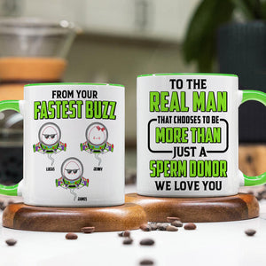 Funny Sperm Dad Accent Mug - Personalized Gifts For Dad 02PJTN190525-Homacus