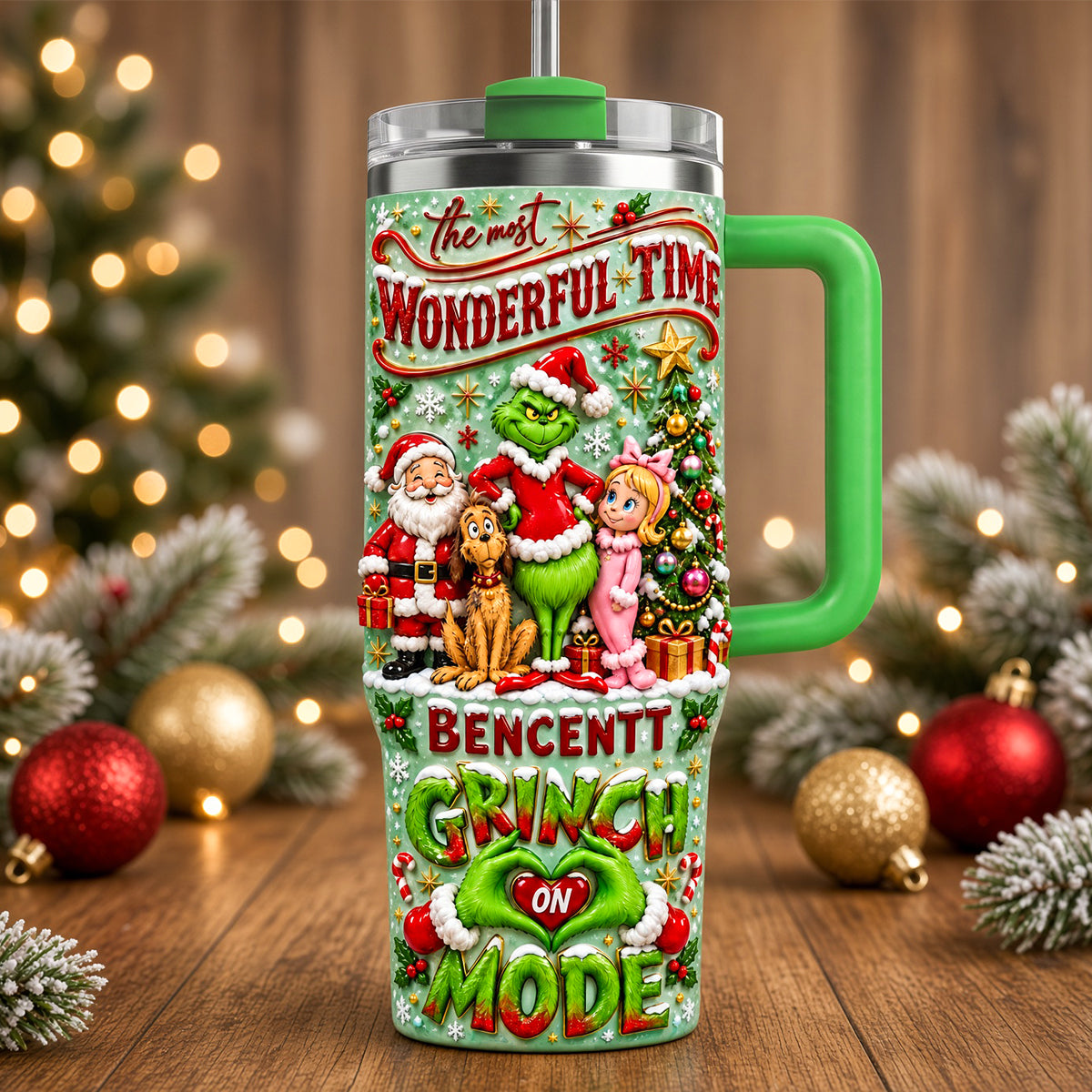 Holiday Spirit Tumbler - Personalized Christmas Gifts 05padh061026-Homacus