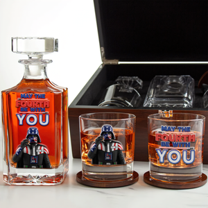 Independence Day Decanter Set - Personalized Gift For Americans 04OHLU100625-Homacus