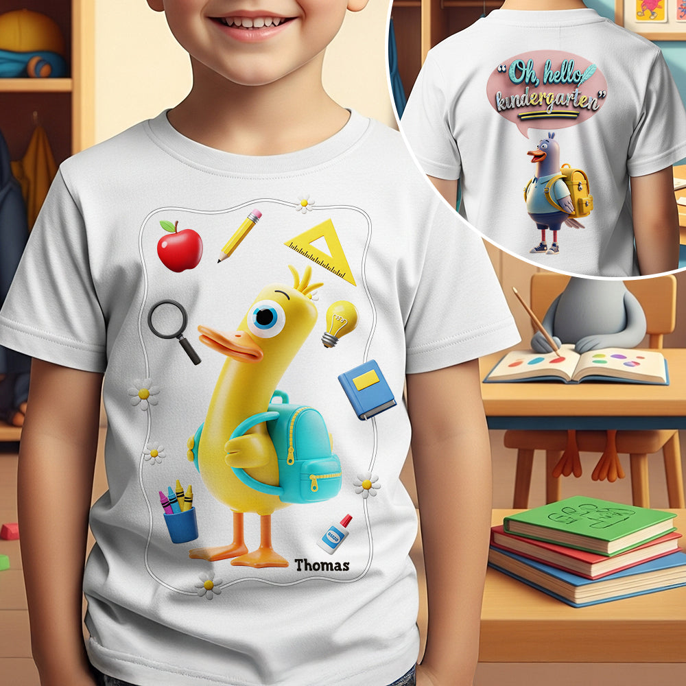 Duck & Bird Grade Level Kid Shirt - Personalized Gifts For Kid 06OHDT160725-Homacus