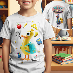 Duck & Bird Grade Level Kid Shirt - Personalized Gifts For Kid 06OHDT160725-Homacus