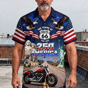 Proud American Motorcycle Hawaiian Shirt - Custom Photo Gifts For Bikers 03qhlu260226-Homacus