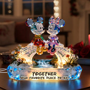 Romantic Couple Acrylic Light Box - Personalized Gifts For Couple 01ohlu111225-Homacus