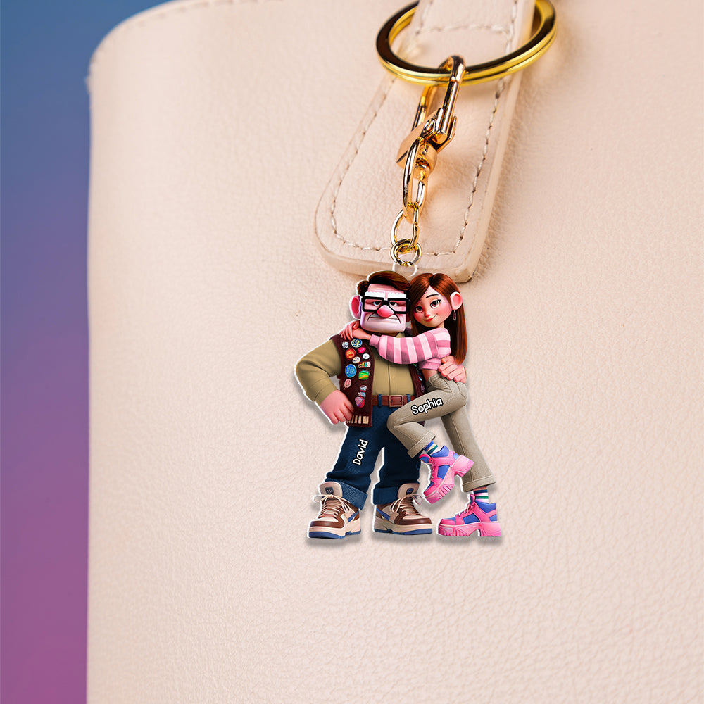 Personalized Gifts For Couple Keychain 02OHDT050225-Homacus